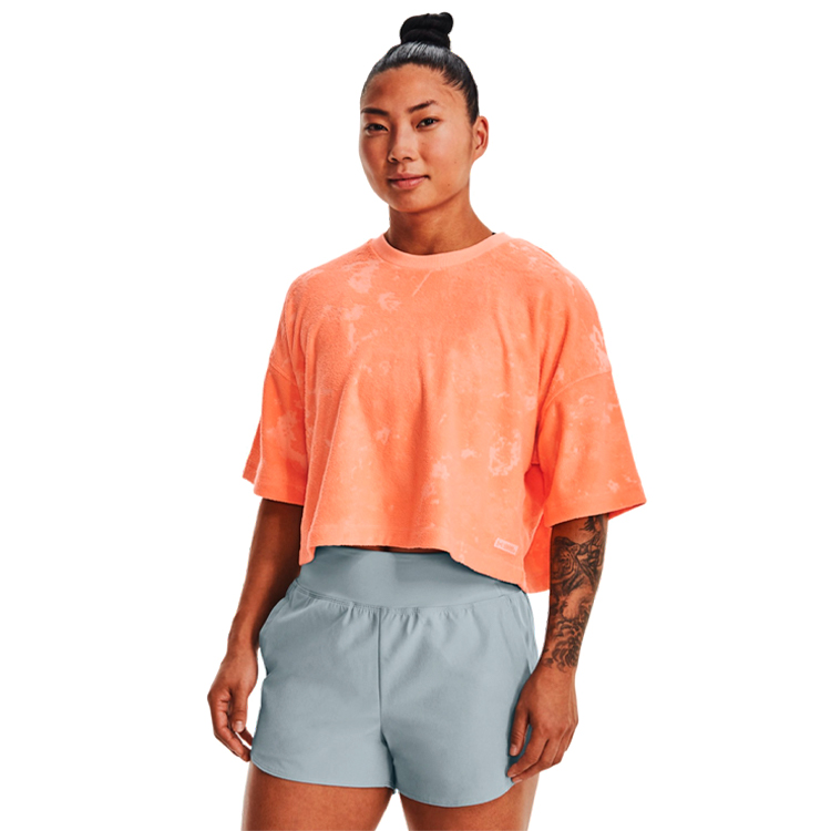 Tricou Under Armour Journey Terry SS / Femei / L / Portocaliu photo 4