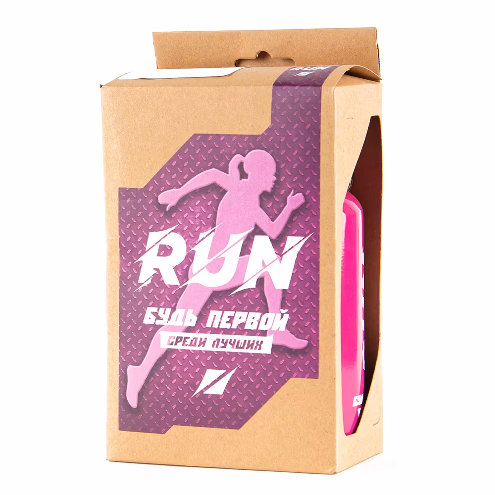 Набор бутылка + полотенце Sport Run 