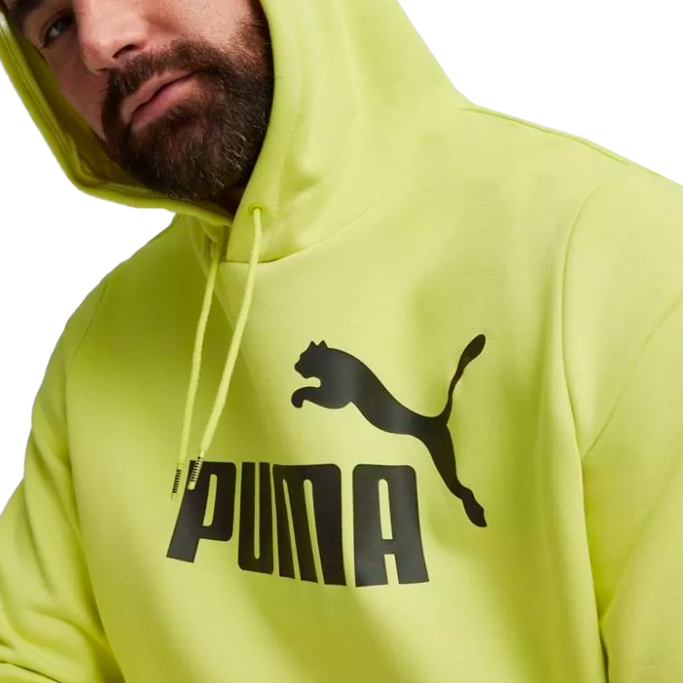 Hanorac pt bărbați Puma ESS Big Logo Hoodie FL S Galben photo 4