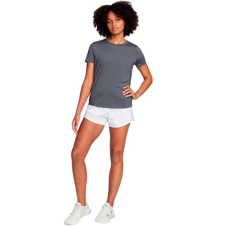 Tricou Nike W NK ONE CLASSIC DF SS TOP / Femei / M / Argintiu photo 3