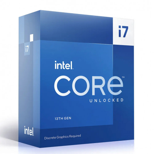 Intel® Core™ i7-13700KF, S1700, 3.4-5.4GHz, 16C (8P+8Е) / 24T, 30MB L3 + 24MB L2 Cache, No Integrated GPU, 10nm 125W, Unlocked, tray photo 1