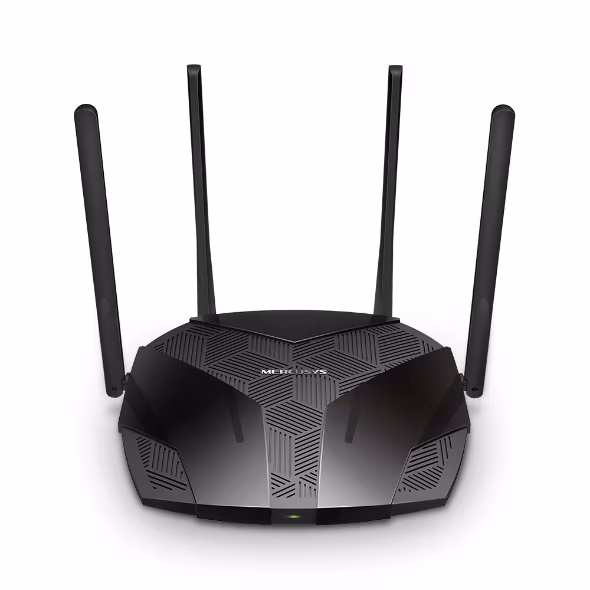 Wi-Fi роутер MERCUSYS MR80X / AX3000 Dual Band / Wi-Fi6 / Gigabit / 1WAN+3LAN / 4 external antennas 