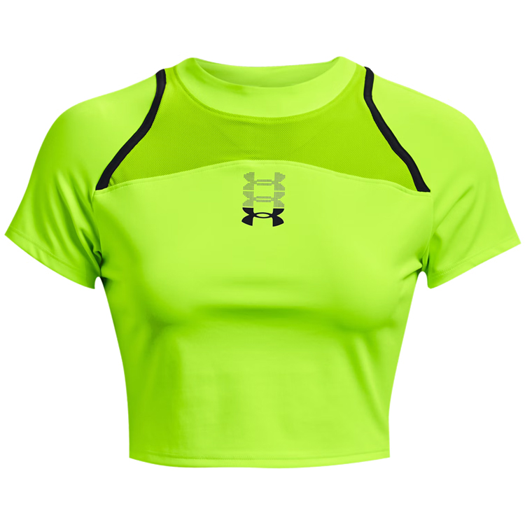 Tricou Under Armour UA Run Anywhere Crop SS / Femei / L / Verde photo 1 Tricou Under Armour UA Run Anywhere Crop SS / Femei / L / Verde photo 1