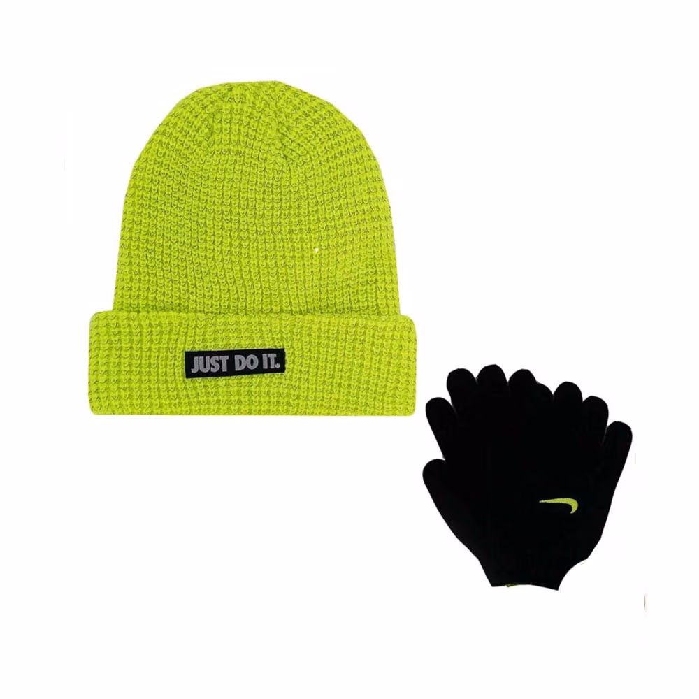 Набор шапка + перчатки Nike NAN REFLECTIVE BEANIE GLOVE SE