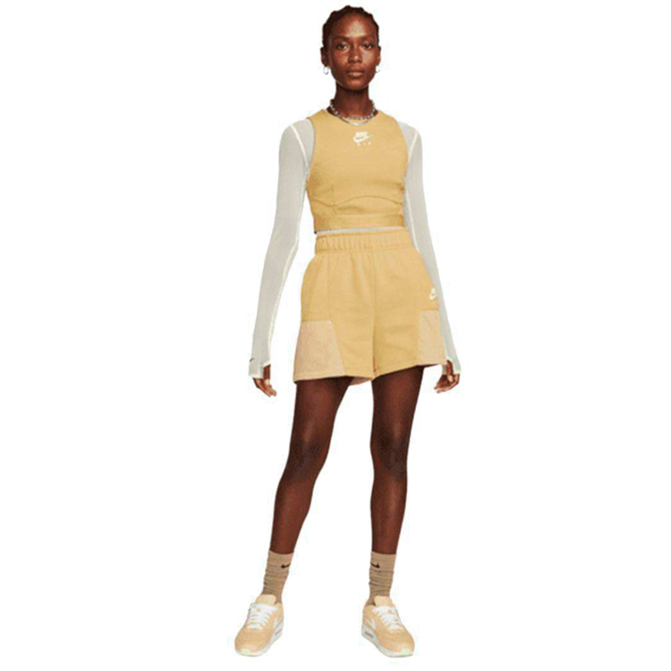 Шорты Nike W NSW AIR FLC SHORT M Коричневый Женский photo 5