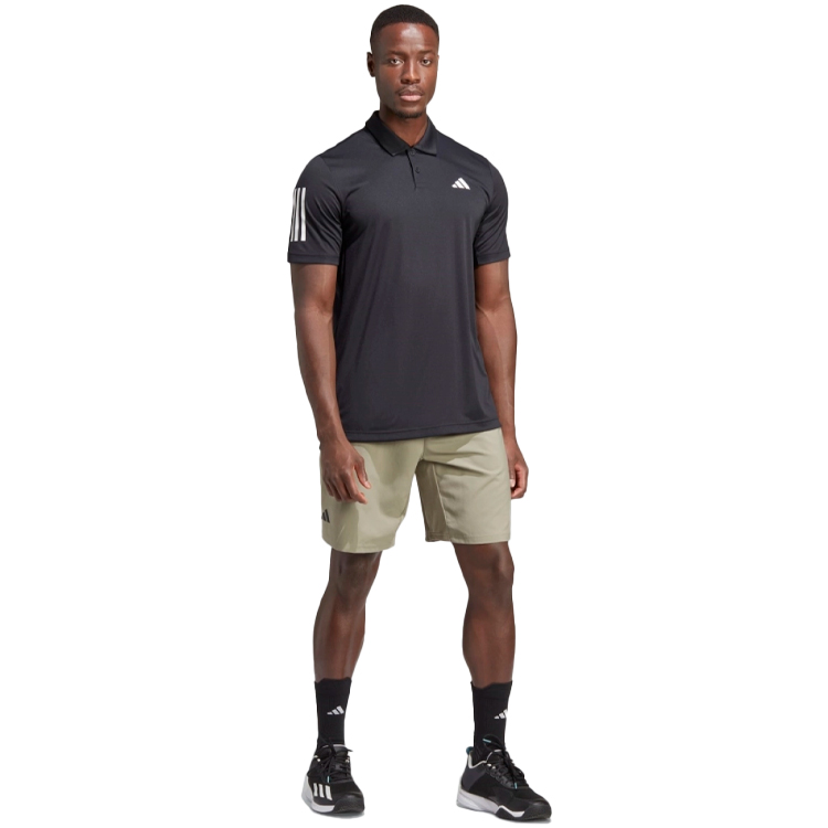 Мужские Поло Adidas CLUB 3STR POLO S Черный photo 3