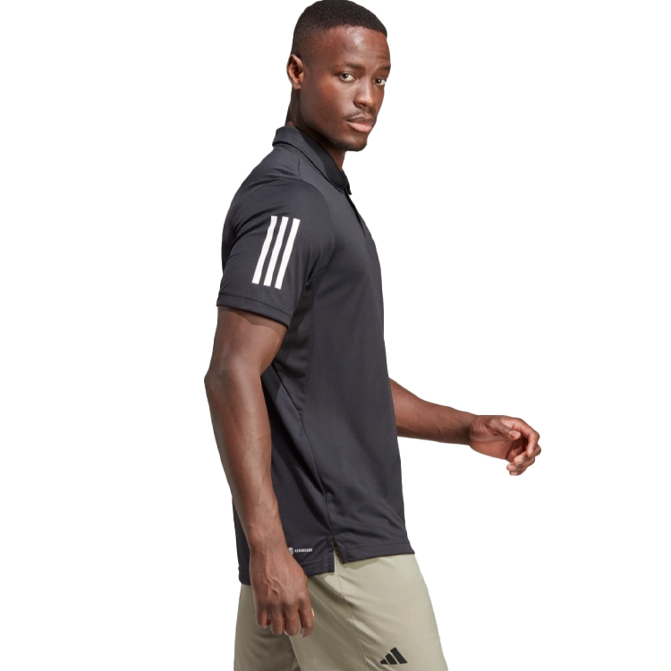 Мужские Поло Adidas CLUB 3STR POLO S Черный photo 4