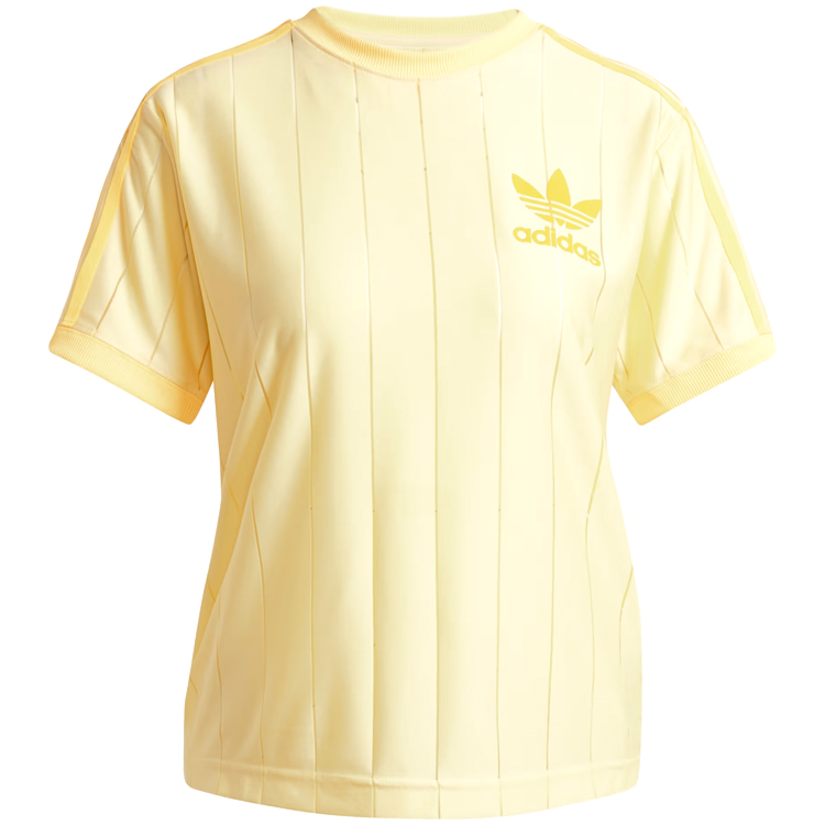 Tricou Adidas 3 STRIPE TEE XXS Galben Femei photo 1 Tricou Adidas 3 STRIPE TEE XXS Galben Femei photo 1