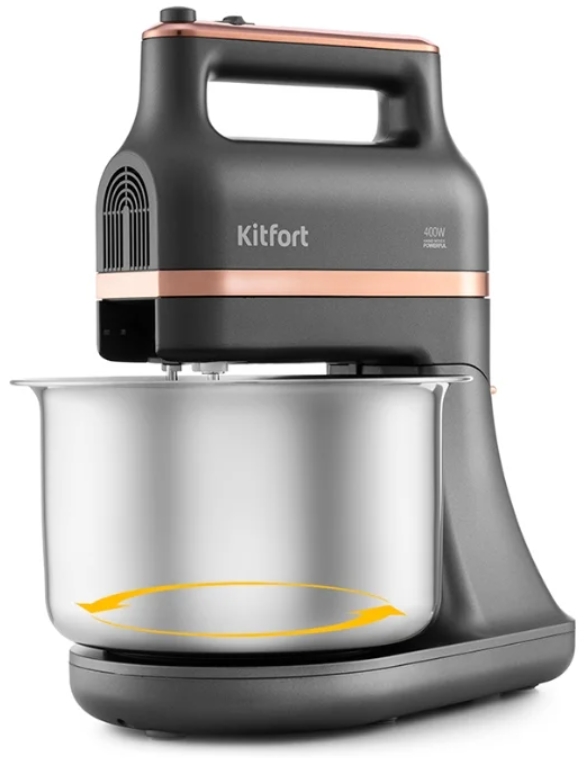 Mixer Stationar Kitfort KT1369 / 5 viteze / Negru photo 5