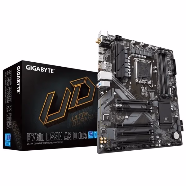 Placa de baza GIGABYTE B760 DS3H AX DDR4  / 1700 / B760 / DDR4 / ATX
