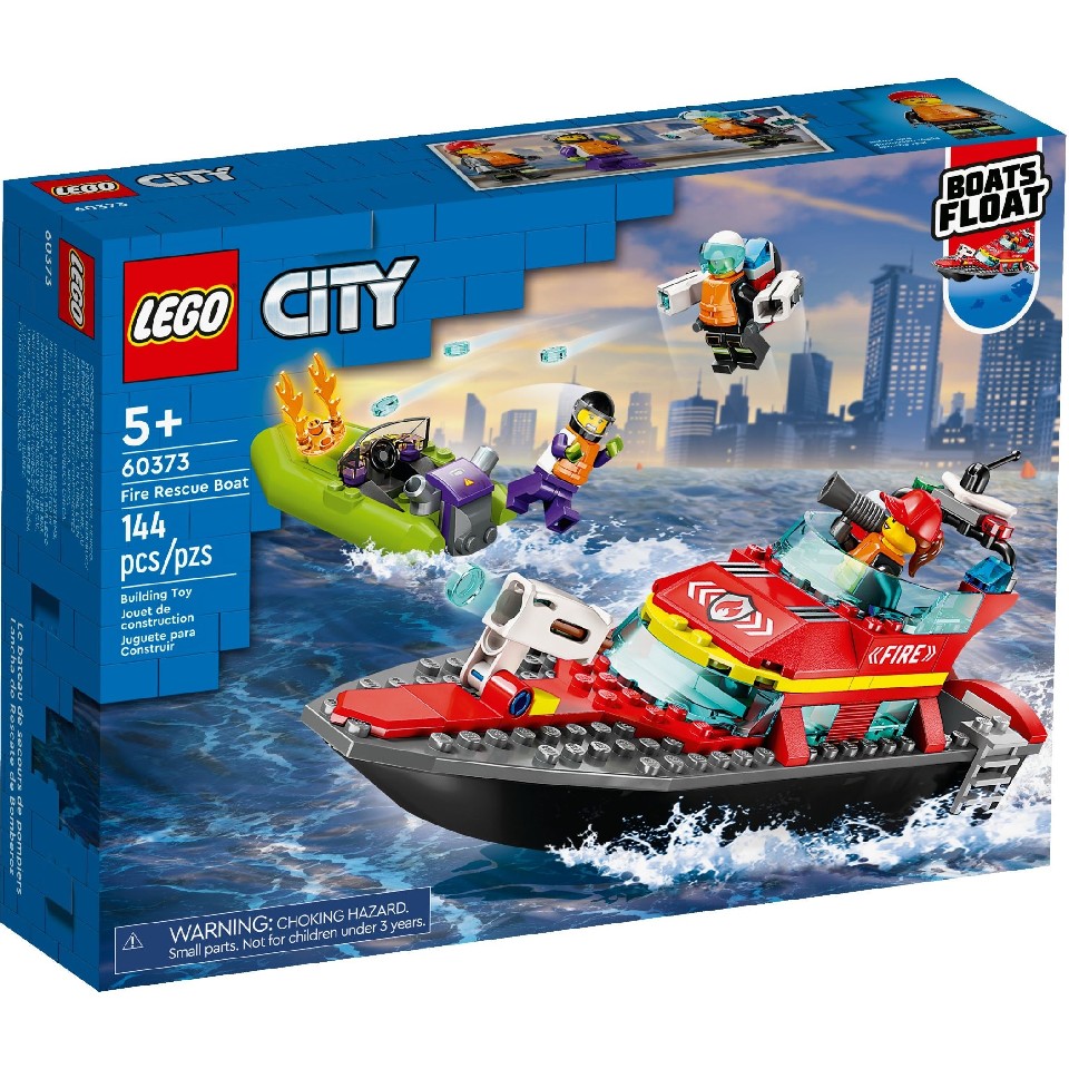 LEGO City 60373 Fire Rescue Boat photo 1