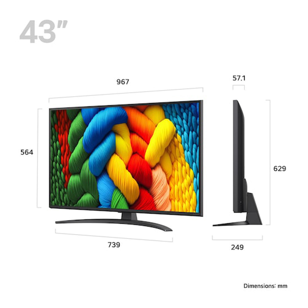 Televizor LG 43NANO81A6A / 43" / NanoCell / UHD 4K photo 2