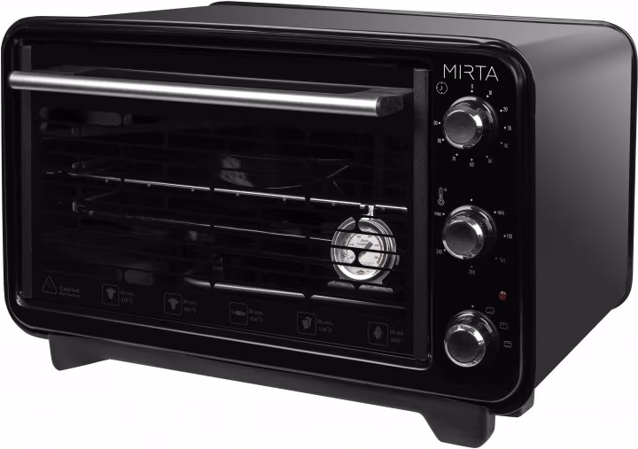 Cuptor electric Mirta MO0036B, 36 l, 1420 W, Negru 