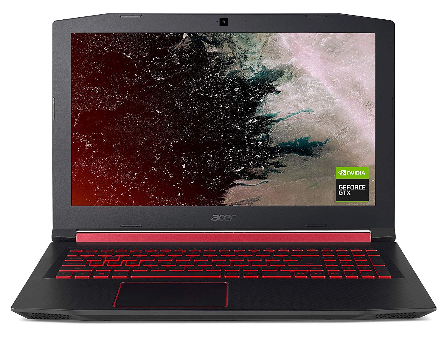 Laptop Acer Gaming Nitro 5 Nitro AN515-54 Obsidian Black (NH.Q59EU.017) 15.6” / 8 GB / 256 GB + 1.0 TB HDD / Core i5 / GeForce GTX 1650 / Negru cu rosu photo 3