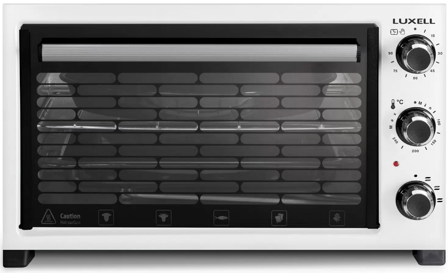 Электрическая печь Luxell MO36W, 36 л, 1420 Вт, Белый photo Электрическая печь Luxell MO36W, 36 л, 1420 Вт, Белый photo