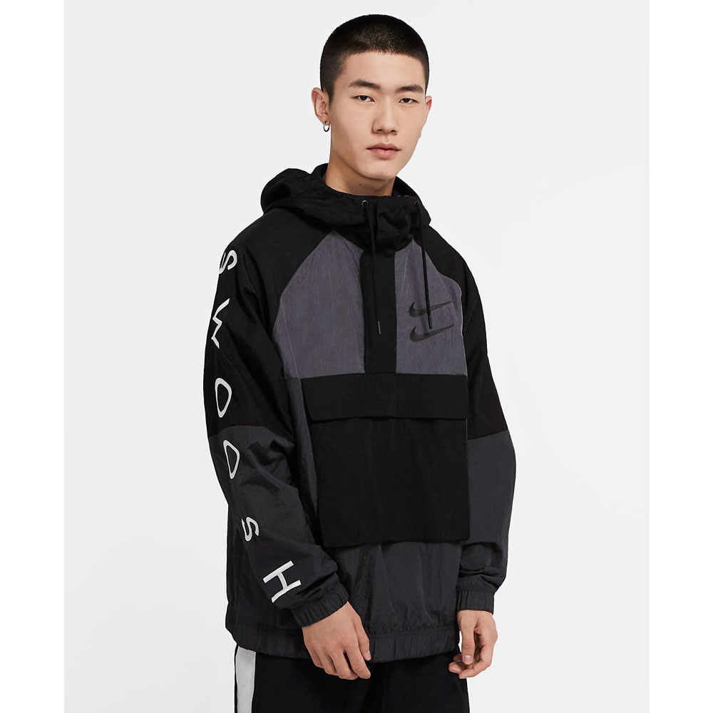 Мужская Толстовка Nike M NSW SWOOSH JKT WVN L Серый    photo 2