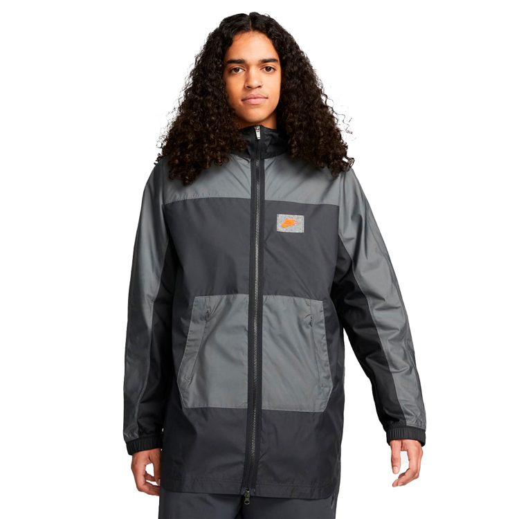 Hanorac pt bărbați Nike M NSW SPU WVN JKT L Gri photo 1