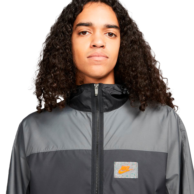 Hanorac pt bărbați Nike M NSW SPU WVN JKT L Gri photo 5