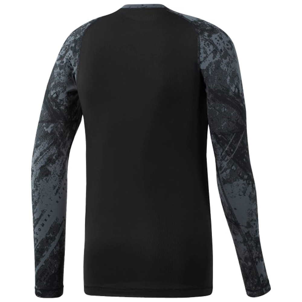 Мужская Толстовка Reebok CBT JAC LS RASH GUARD L Черный photo 2