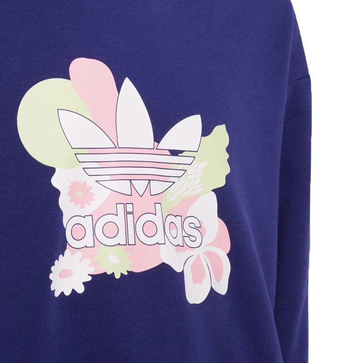 Hanorac Adidas Cropped Hoodie / Femei / 164 / Albastru photo 4
