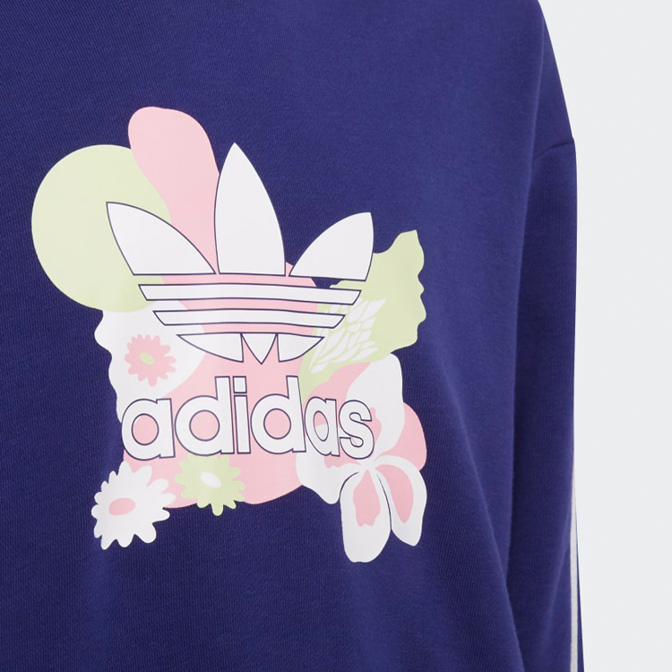 Hanorac Adidas Cropped Hoodie / Femei / 164 / Albastru photo 5