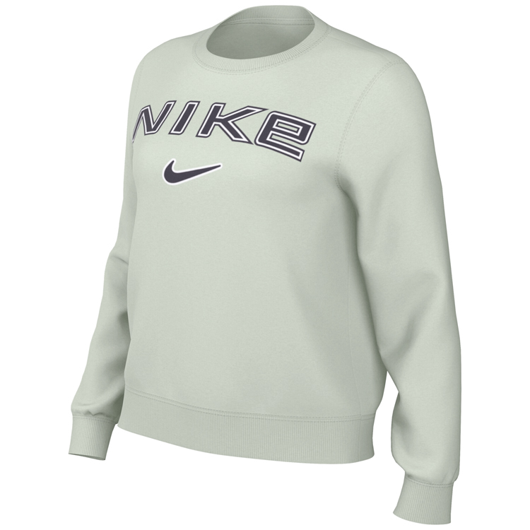 Толстовка Nike W NSW PHNX FLC STD LOGO CREW XS Зеленый Женский photo 1