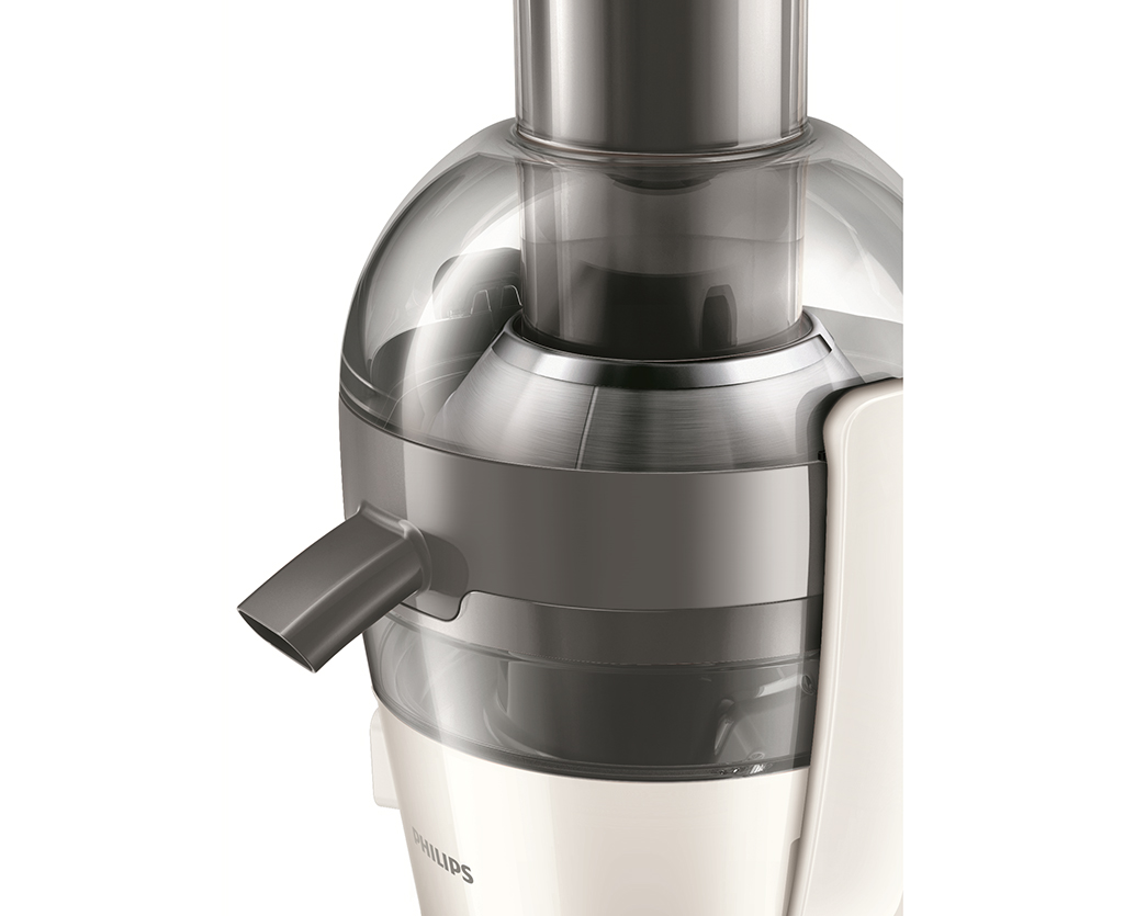 Storcator centrifugal Philips HR1855/70, 0.8 l, 700 W, 1 trepte viteza, Negru cu alb photo 5
