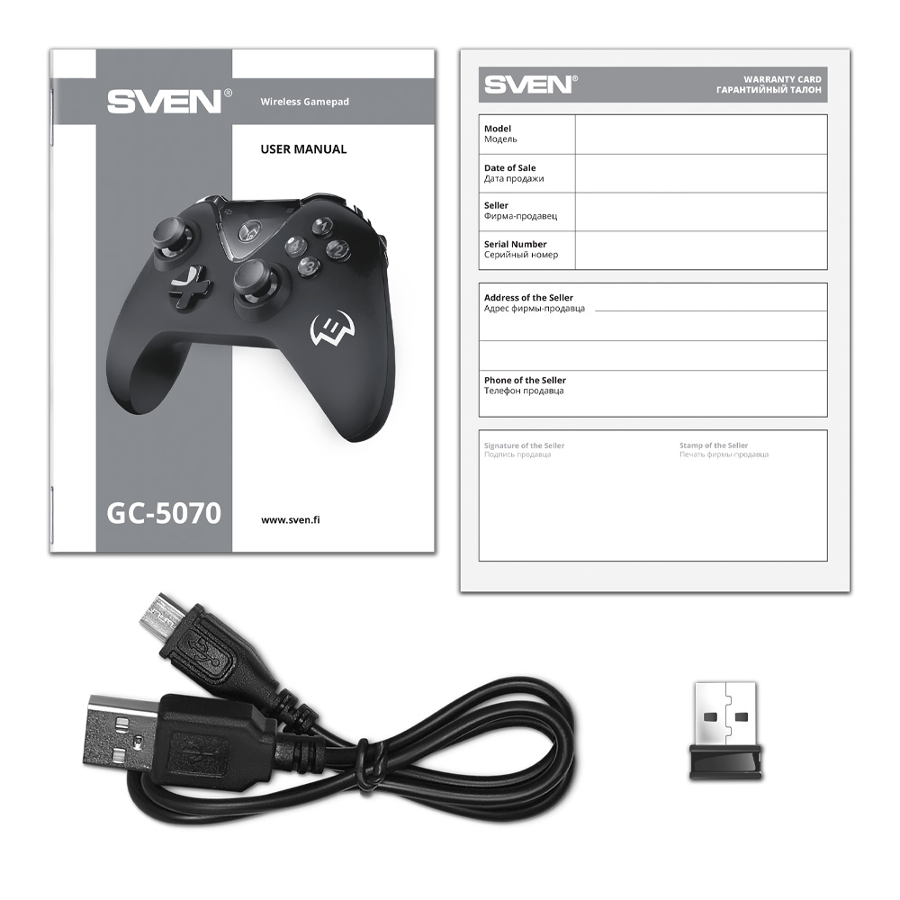 Gamepad Sven GC-5070 Black photo 6
