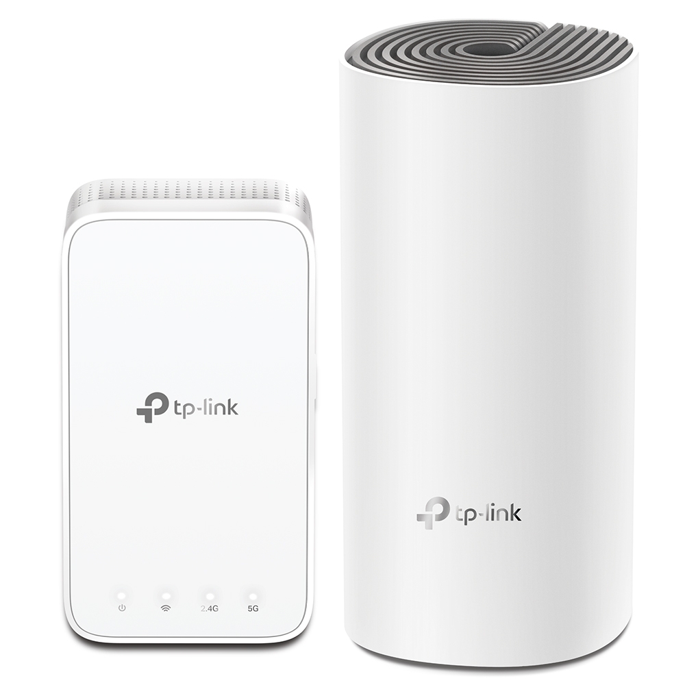 TP-LINK Deco E3 (2-pack) AC1200 Mesh Wi-Fi System, 2 LAN Port, 867Mbps on 5GHz + 300Mbps on 2.4GHz, 802.11ac/b/g/n, Wi-Fi Dead-Zone Killer, Seamless Roaming with One Wi-Fi Name, Antivirus, Parental Controls photo 1