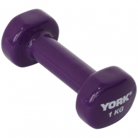Gantera 1 kg YORK Vinyl Dipped Dumbbells (Fitbell) thumbnav 1