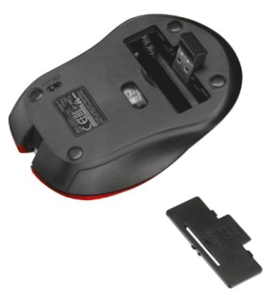 Mouse fara fir Trust Mydo
 Rosu cu negru / Optic / Rosu cu negru photo 4