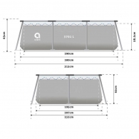 Бассейн с прямоугольным каркасом Avenli Swimming Pool thumbnav 3