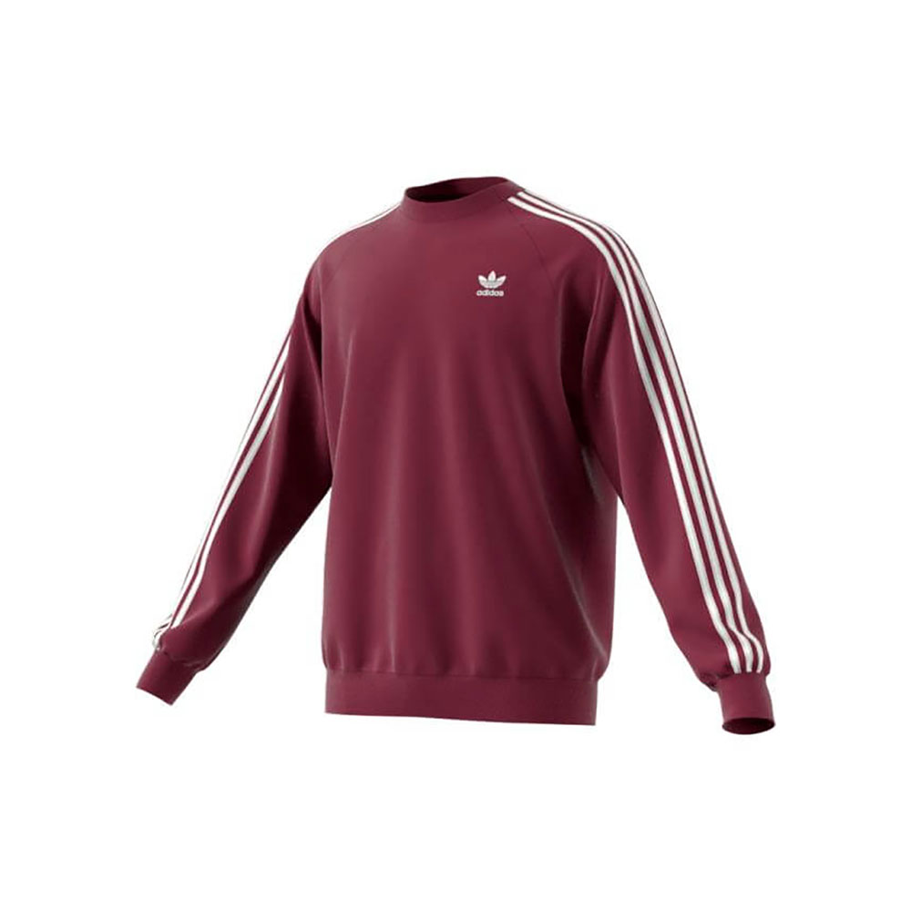 Hanorac pt bărbați Adidas 3-STRIPES CREW XS Bordo photo 1 Hanorac pt bărbați Adidas 3-STRIPES CREW XS Bordo photo 1