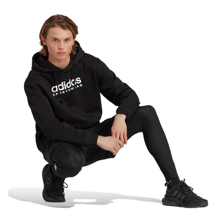 Hanorac pt bărbați Adidas M ALL SZN G HDY XS Negru photo 3