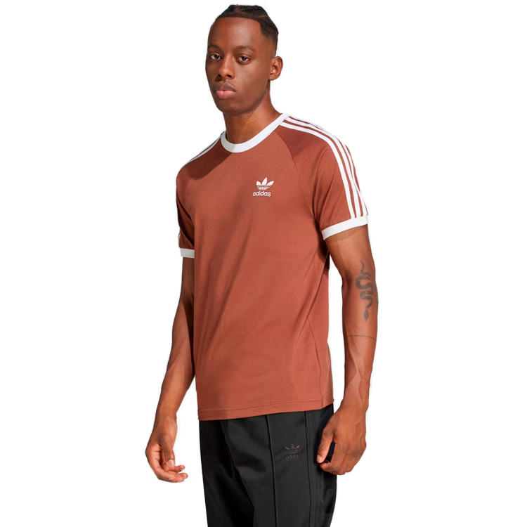 Футболка мужская Adidas 3-STRIPES TEE S Коричневый photo 5