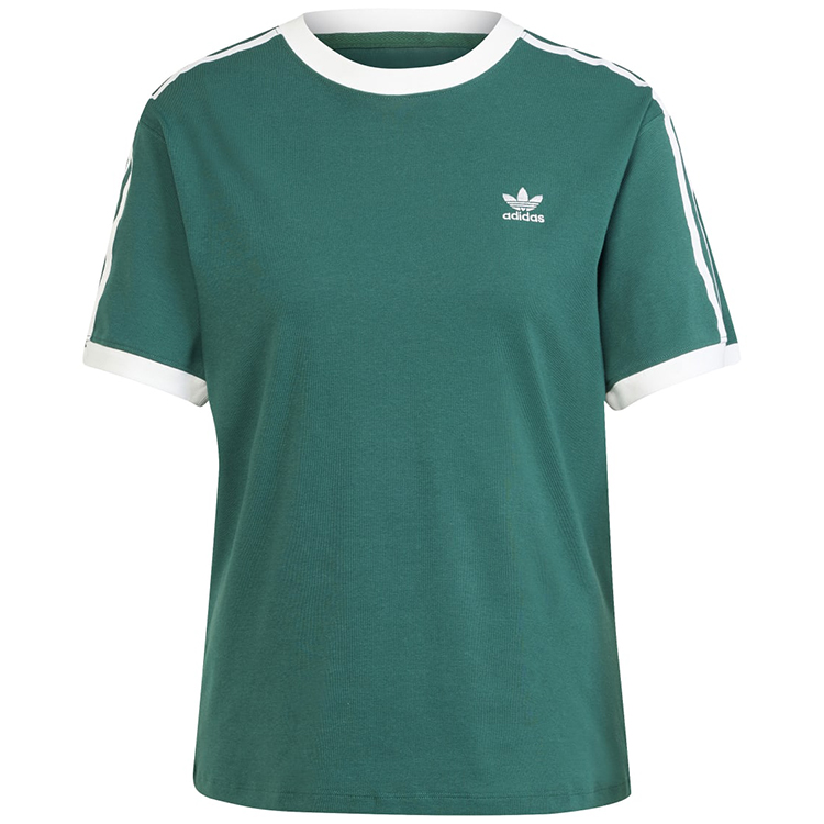 Tricou Adidas 3 STRIPE TEE XS Verde Femei photo 2