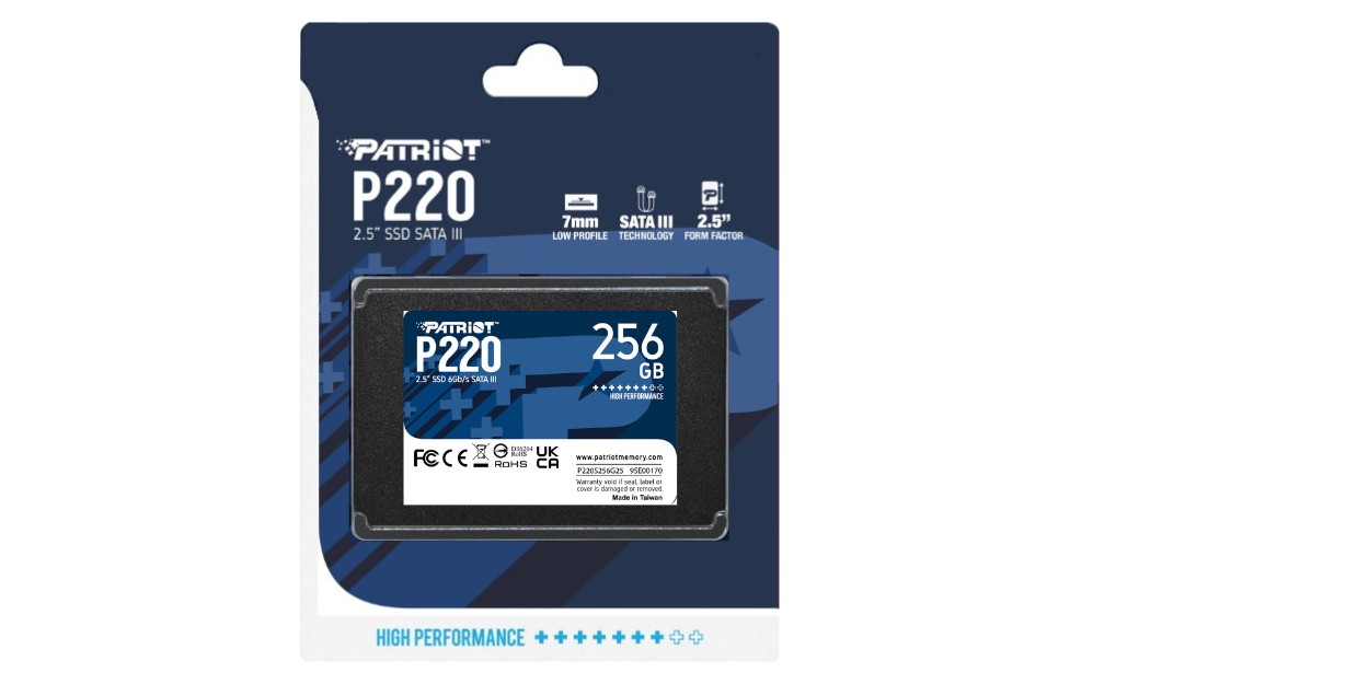 2,5” SSD Patriot P220 256GB photo 4