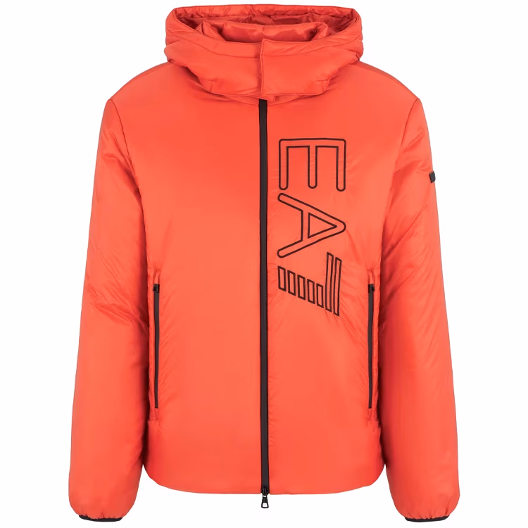 Куртка EA7 EMPORIO ARMANI TECHNICAL FABRIC PADDED JACKET WITH HOOD
