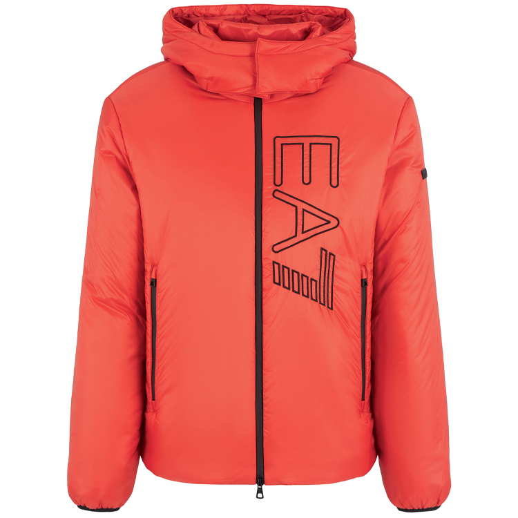 Geacă pt Barbati EA7 EMPORIO ARMANI TECHNICAL FABRIC PADDED JACKET WITH HOOD XS Portocaliu photo 1 Geacă pt Barbati EA7 EMPORIO ARMANI TECHNICAL FABRIC PADDED JACKET WITH HOOD XS Portocaliu photo 1