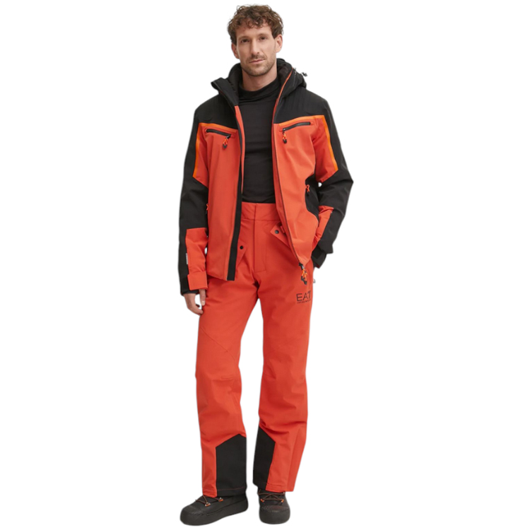 Куртка мужская EA7 EMPORIO ARMANI TECHNICAL SKI JACKET IN PROTECTUM7 M Черный/Оранжевый photo 2