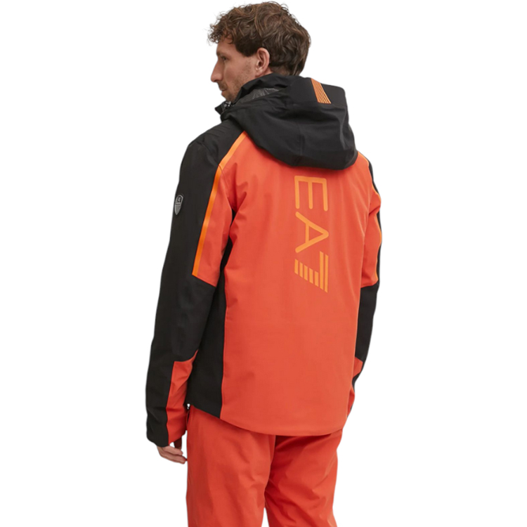 Куртка мужская EA7 EMPORIO ARMANI TECHNICAL SKI JACKET IN PROTECTUM7 M Черный/Оранжевый photo 4