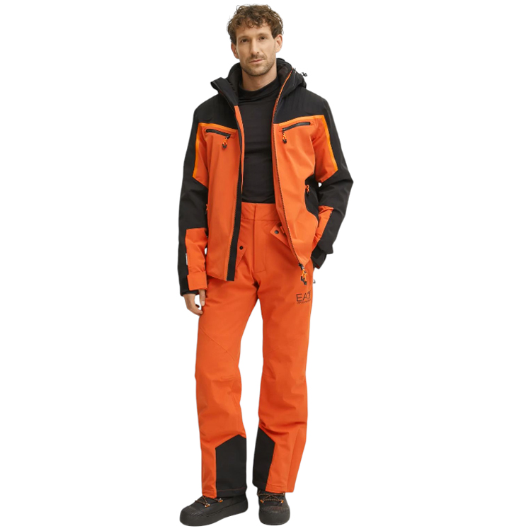 Брюки EA7 EMPORIO ARMANI TECHNICAL SKI TROUSERS IN TECHNICAL FABRIC XS Оранжевый Мужской photo 2