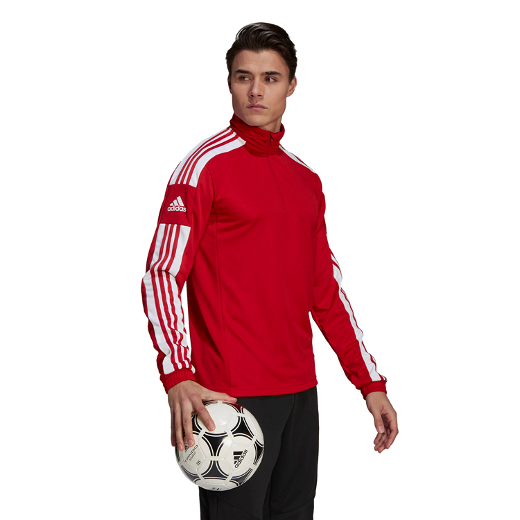 Мужская Толстовка Adidas SQ21 TR TOP S Красный photo 3