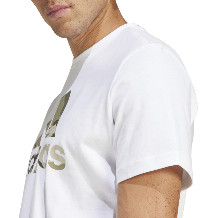 Tricou bărbătesc Adidas M CAMO G T 1 S Alb photo 3
