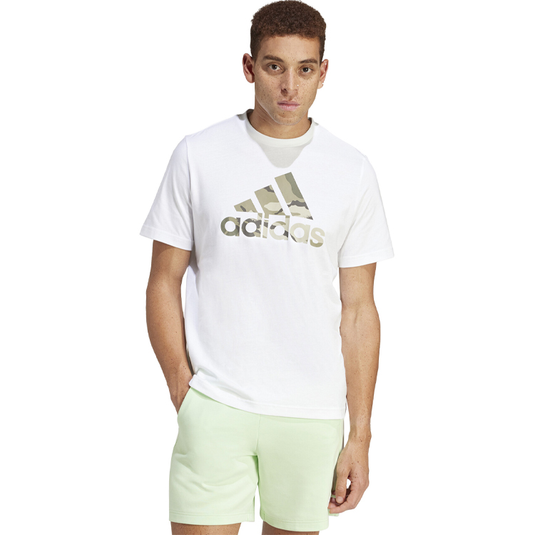 Tricou bărbătesc Adidas M CAMO G T 1 S Alb photo 4