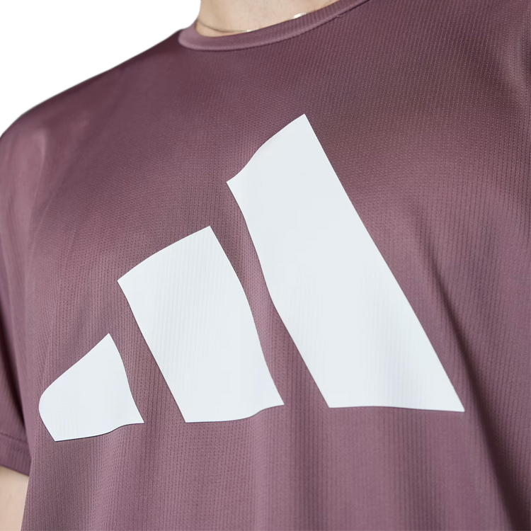 Футболка мужская Adidas RUN IT TEE S Сиреневый photo 3