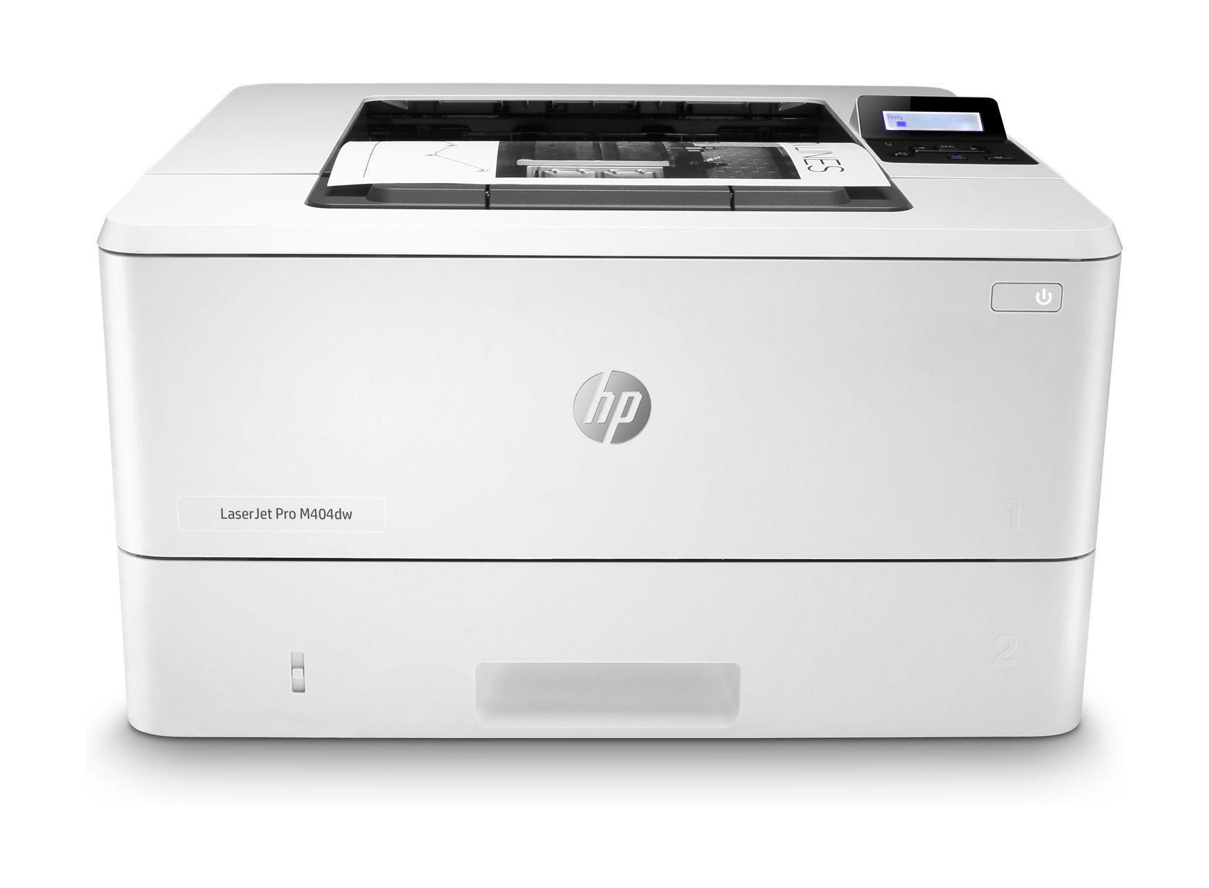 Printer HP LaserJet Pro M404dw, White, A4, 1200 dpi, up to 38 ppm, 256MB, Duplex, Up to 80000 pages/month, USB 2.0, WiFi Direct, Ethernet 10/100, PCL 5, PCL 6, Postscript, HP ePrint, Apple AirPrint™, CF259A/X Cartridge ( 3000/10000 pages) photo 1