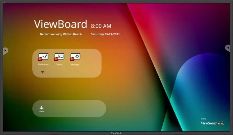 ViewSonic IFP4320,  43" 4K UHD (3840x2160) PCAP 10 points touch, 350nits, 1000:1 16GB storage 3GB RAM, 1x DP, 1x HDMI, 1 DVI, 1xVGA, 1xRS232, 1x RJ45, 1x USB C, 2x USB 2.0, 1 x USB B for touch, table stand included. photo 1
