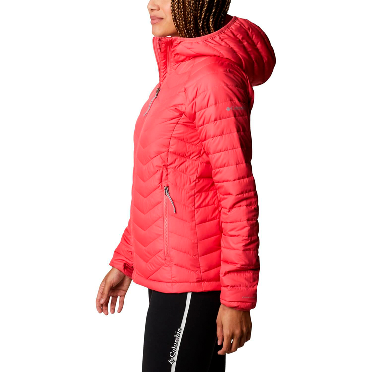 Scurta Columbia Powder Lite Hooded Jacket L Rosu Femei photo 6