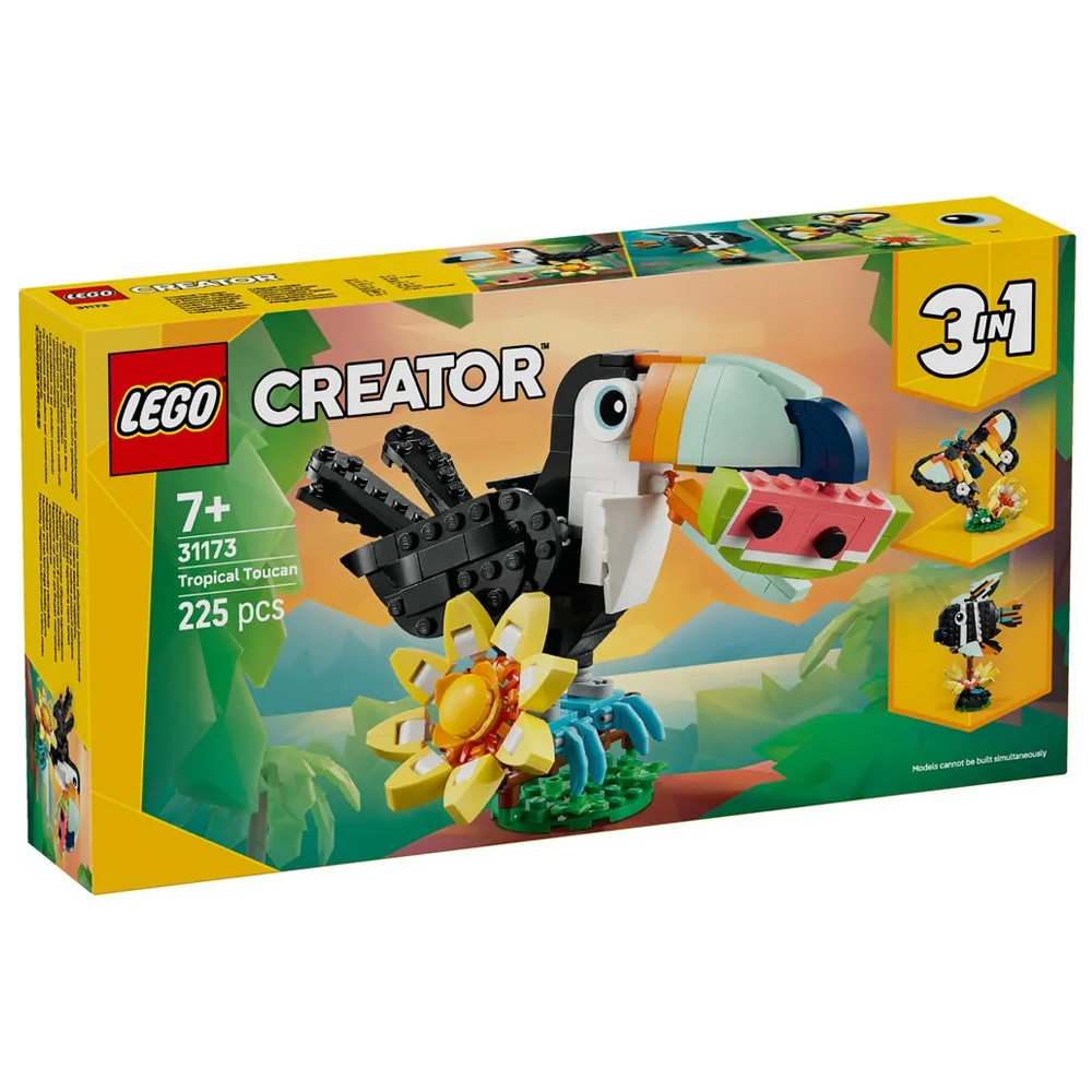 Constructor Lego Creator Wild Animals: Tropical Toucan 31173 de la 7+ ani photo 1